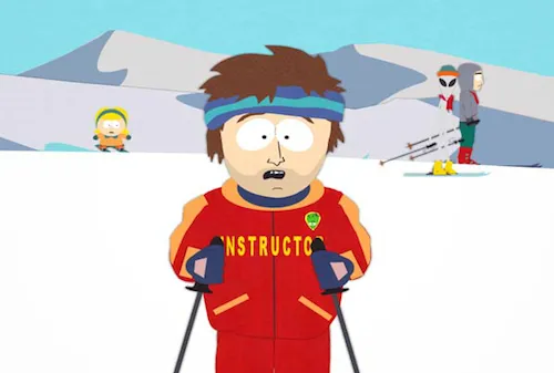 A screenshot from South Park
