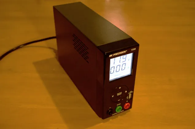 Picture of BK Precision 1550 power supply.