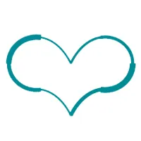 A blue arduino heart logo