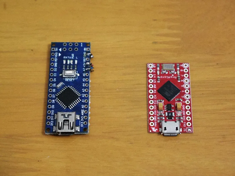 Two Arduino compatible devices.