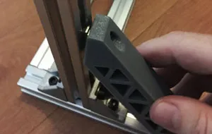 picture of attaching 3D-printed strut
