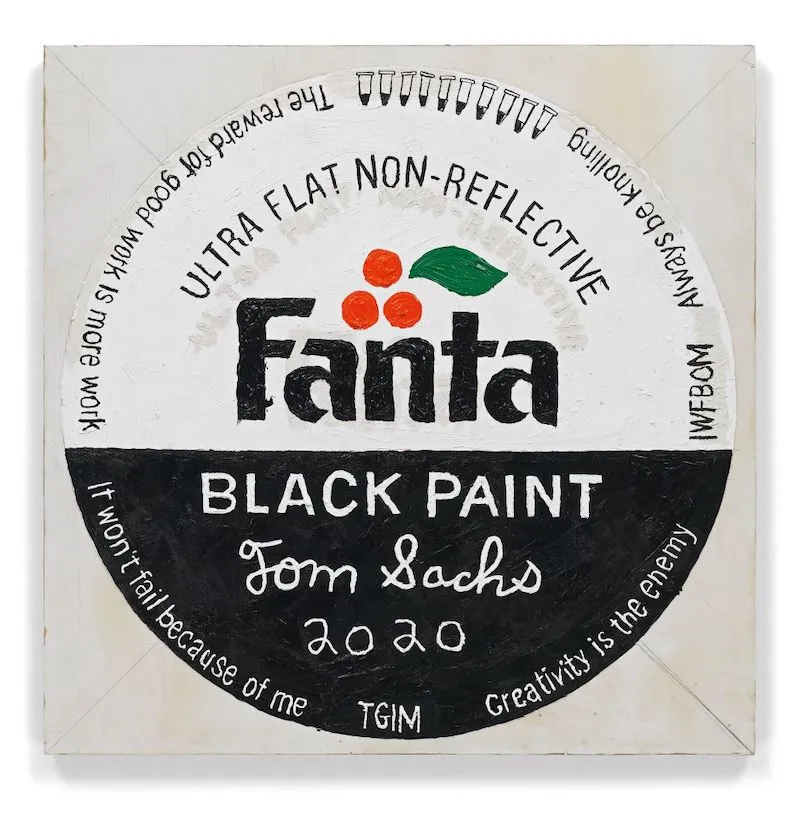 Picture of the painting Fanta Black by Tom Sachs.